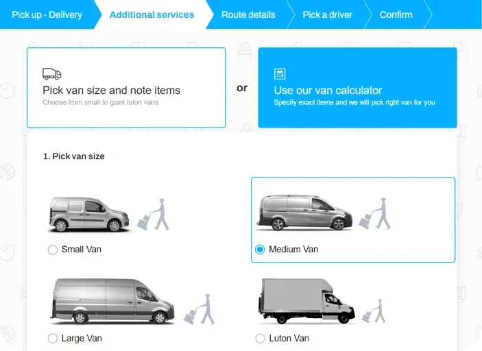 Pick your Van